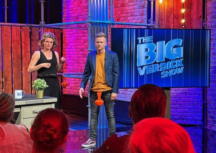 Jeroen Verdick presenteert show met nicht Charlotte