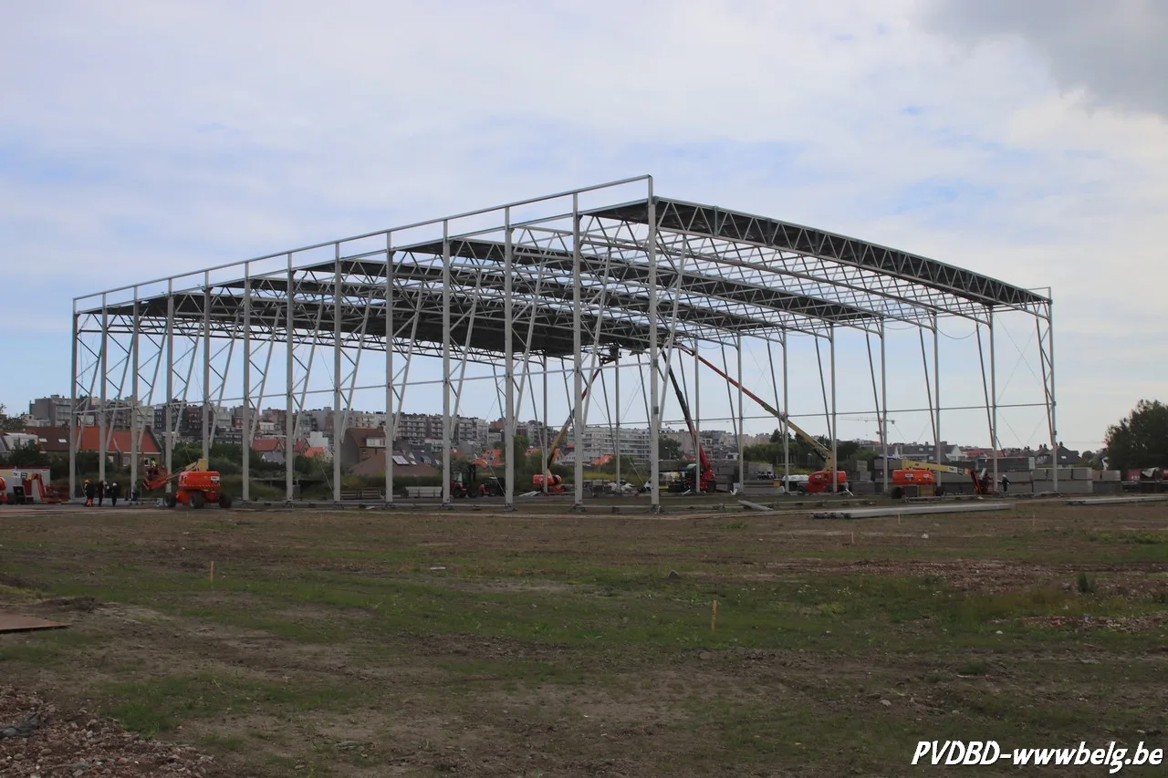 Proximus Pop-Up Arena bijna klaar