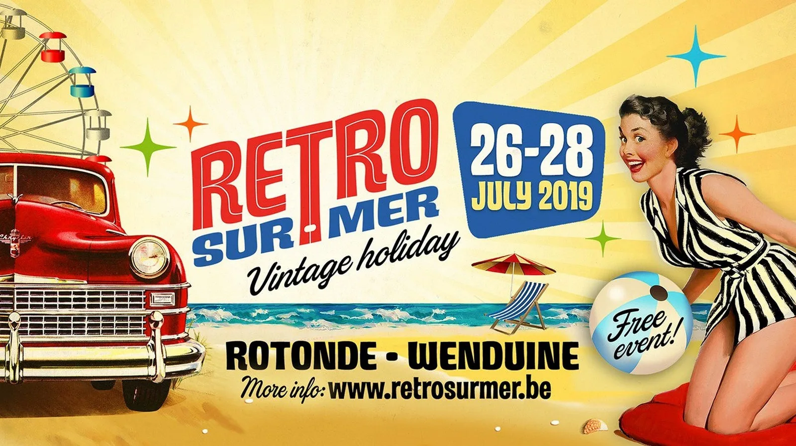 Wenduine is klaar voor 3de Retro Sur Mer
