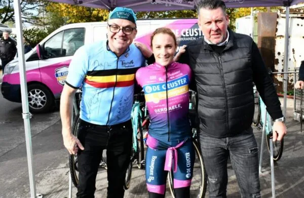 Steve Tielens, Alicia Franck (De Ceuster Bouwpunt) en Nico Mattan