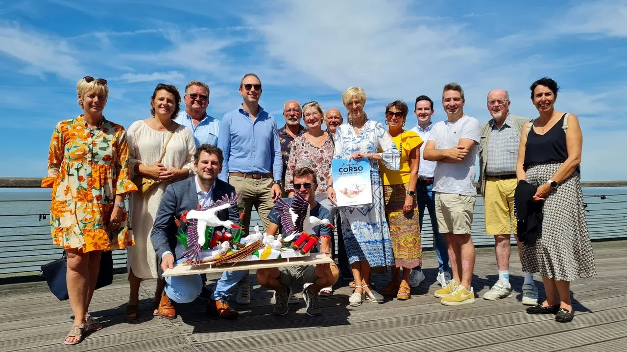 Bloemencorso Blankenberge in het nieuw