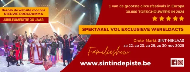 Sint in de Piste: show keert terug naar Grote Markt