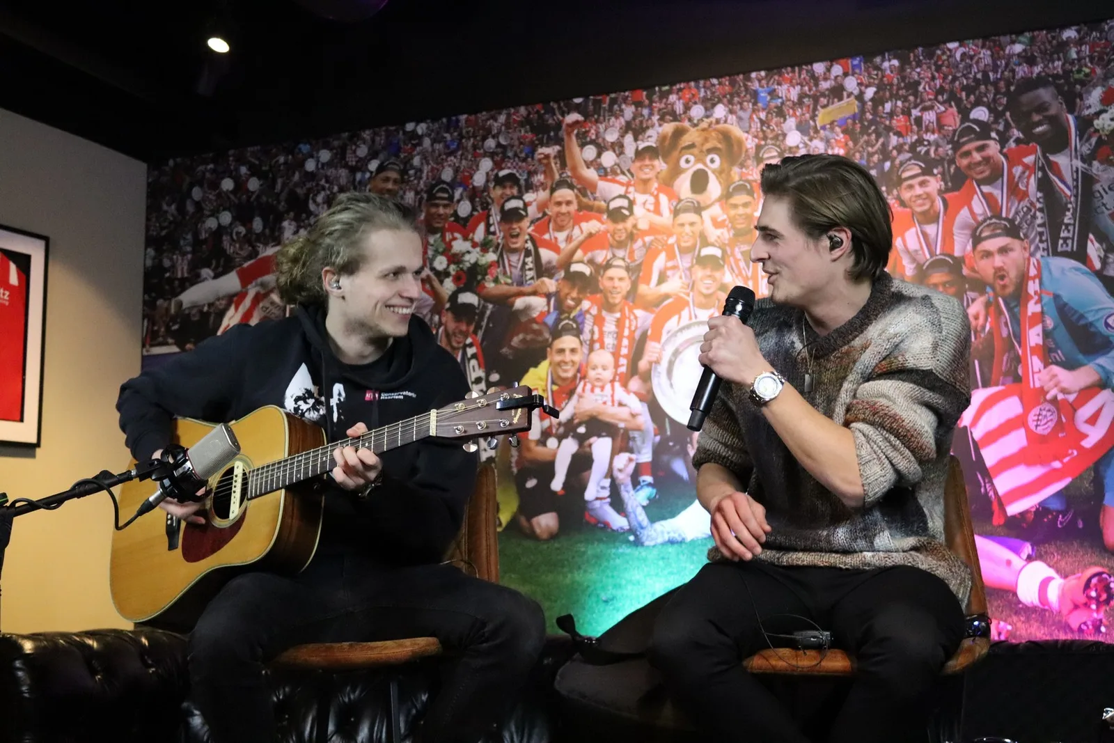 Daniel Busser in het PSV stadion