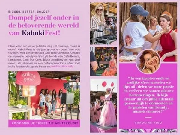 Tweede editie Kabukifest 2024 uitnodiging