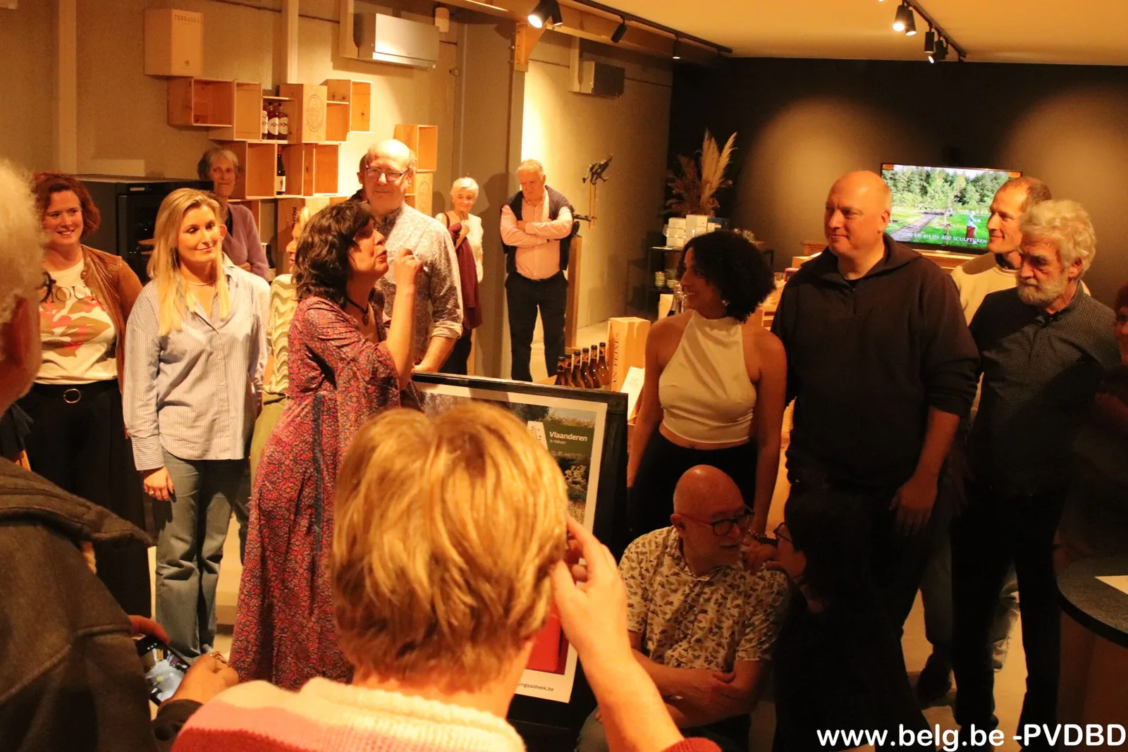 Vinea decor voor presentatie nieuwe tentoonstelling museumtuin Gaasbeek