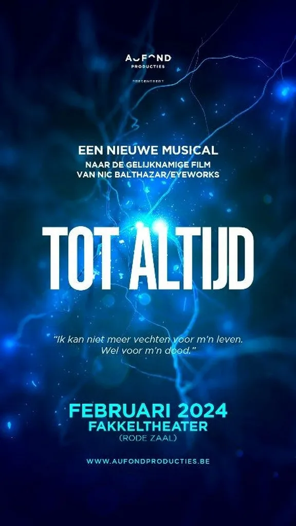 TOT ALTIJD nieuwe musical van Aufond