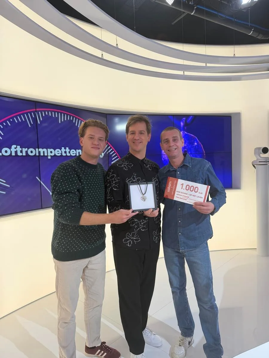 Loftrompet voor Op Het Leven van Sam Gooris