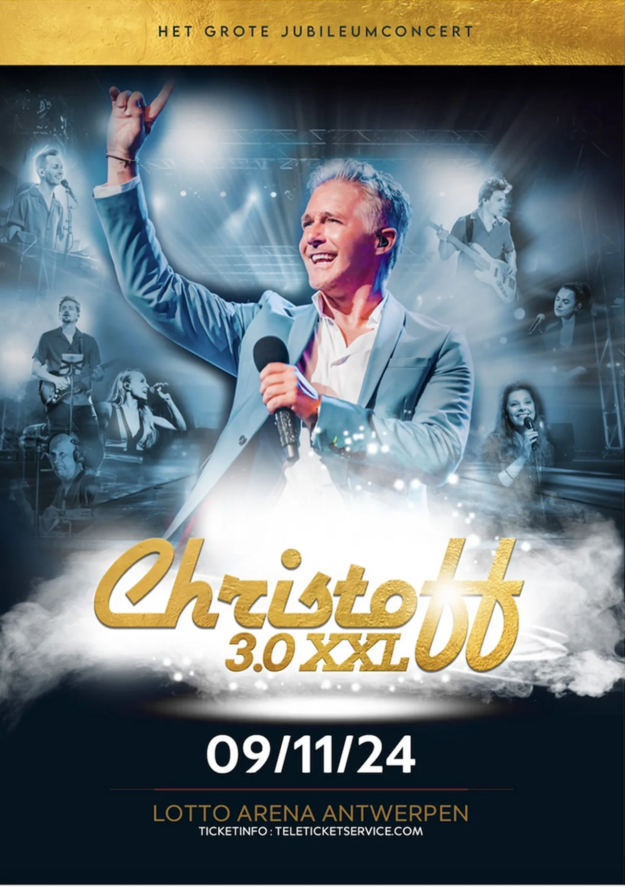 Christoff nodigt Lindsay en René Froger uit in de Lotto Arena