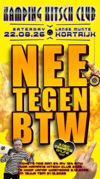 Kamping Kitch Club NEE tegen BTW