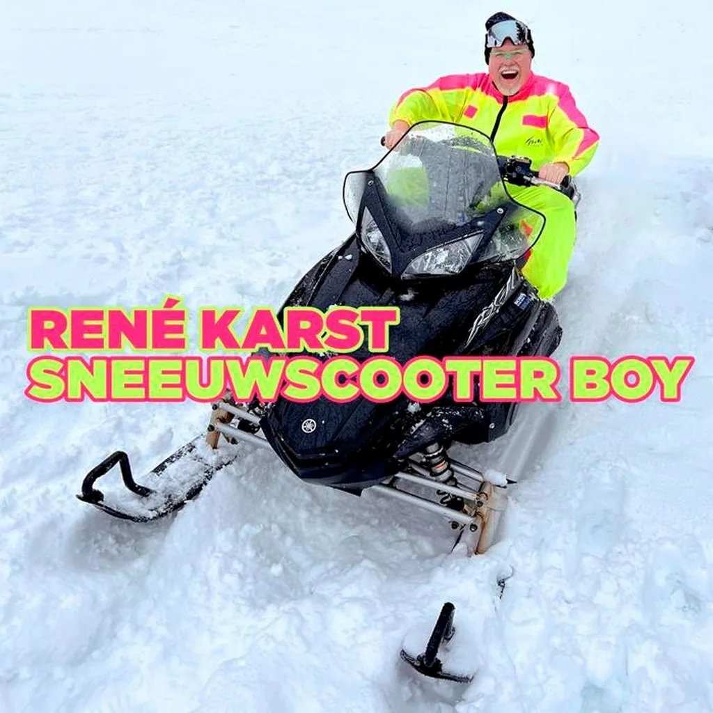 René Karst met ‘Sneeuwscooter Boy’