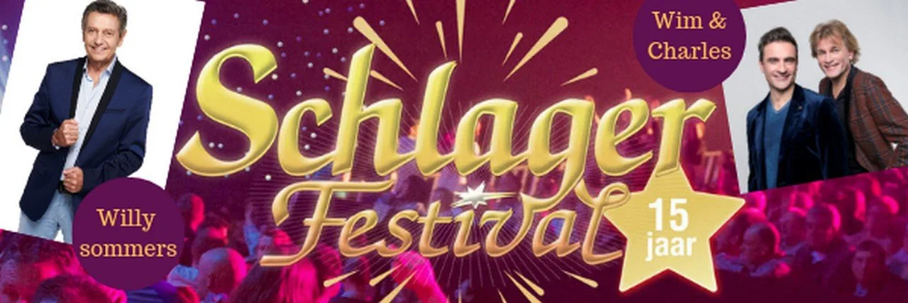 Willy Sommers en Wim Soutaer & Charles er opnieuw bij op Het Schlagerfestival