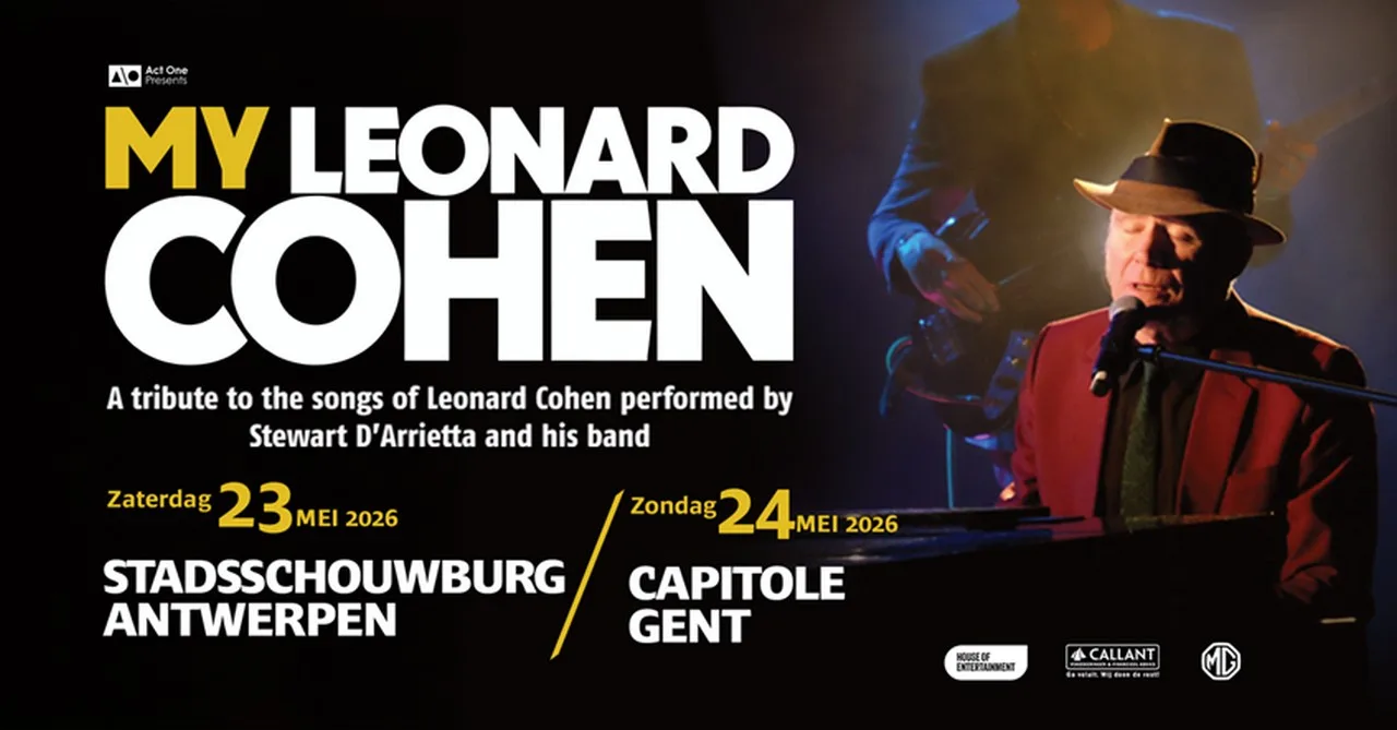 My Leonard Cohen tribute komt naar Vlaanderen