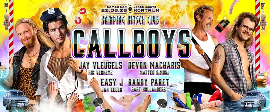 Callboys vieren hun 10de verjaardag met een exclusieve reünie op 15de editie van Kamping Kitsch Club