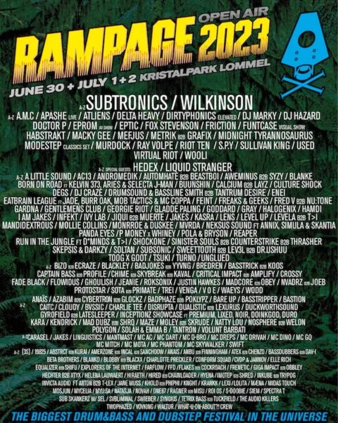 Affiche Rampage Open Air 2023
