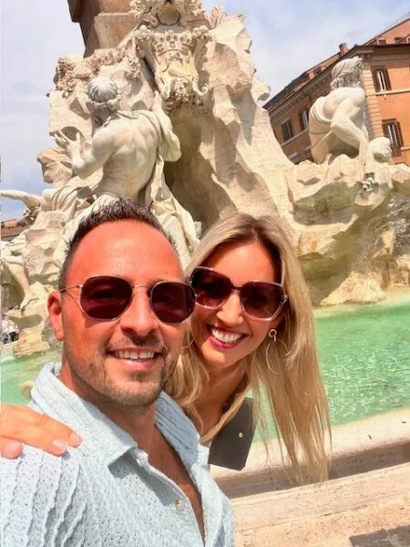 Johan Veugelers met verloofde Anja