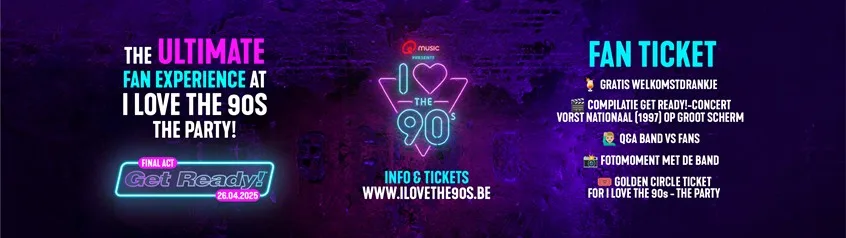 Get Ready! neemt afscheid met unieke fan experience op I love the 90s – The party