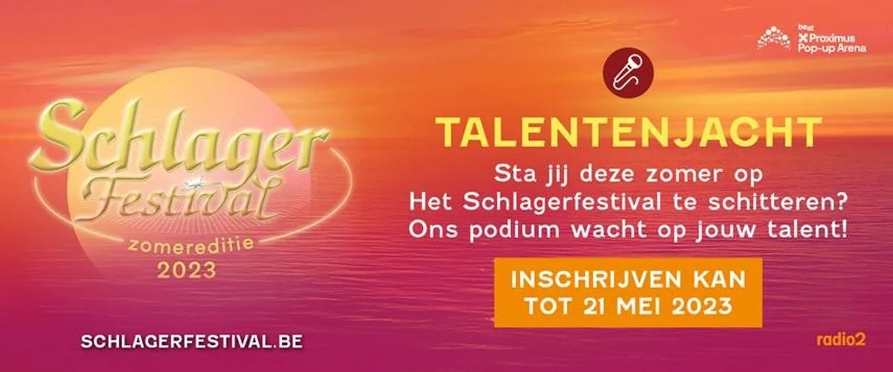 Schlagerfestival zoekt nieuw talent