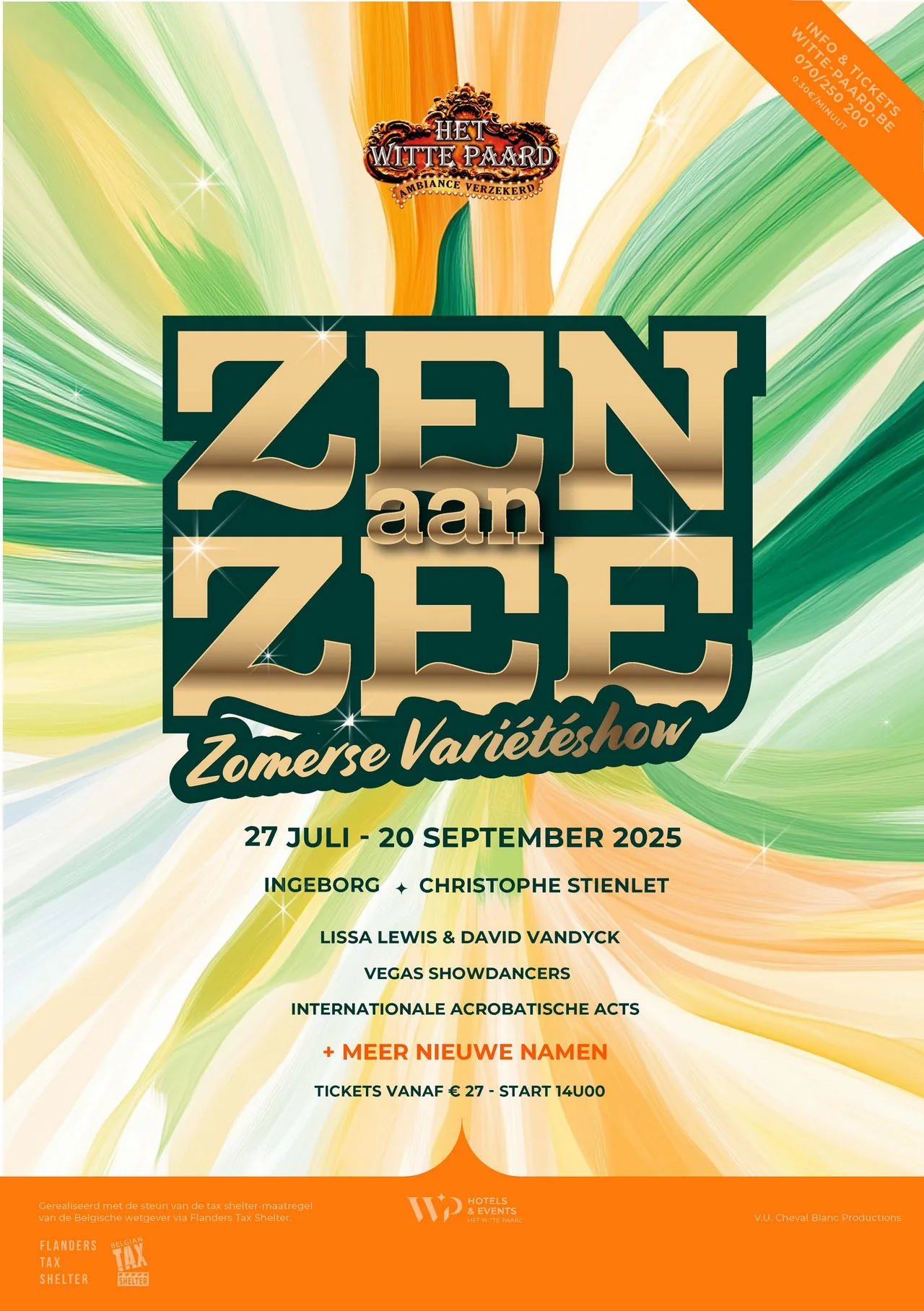 Dirk Van Vooren maakt comeback in Het Witte Paard en vervolledigt cast van namiddagshow ‘Zen Aan Zee’