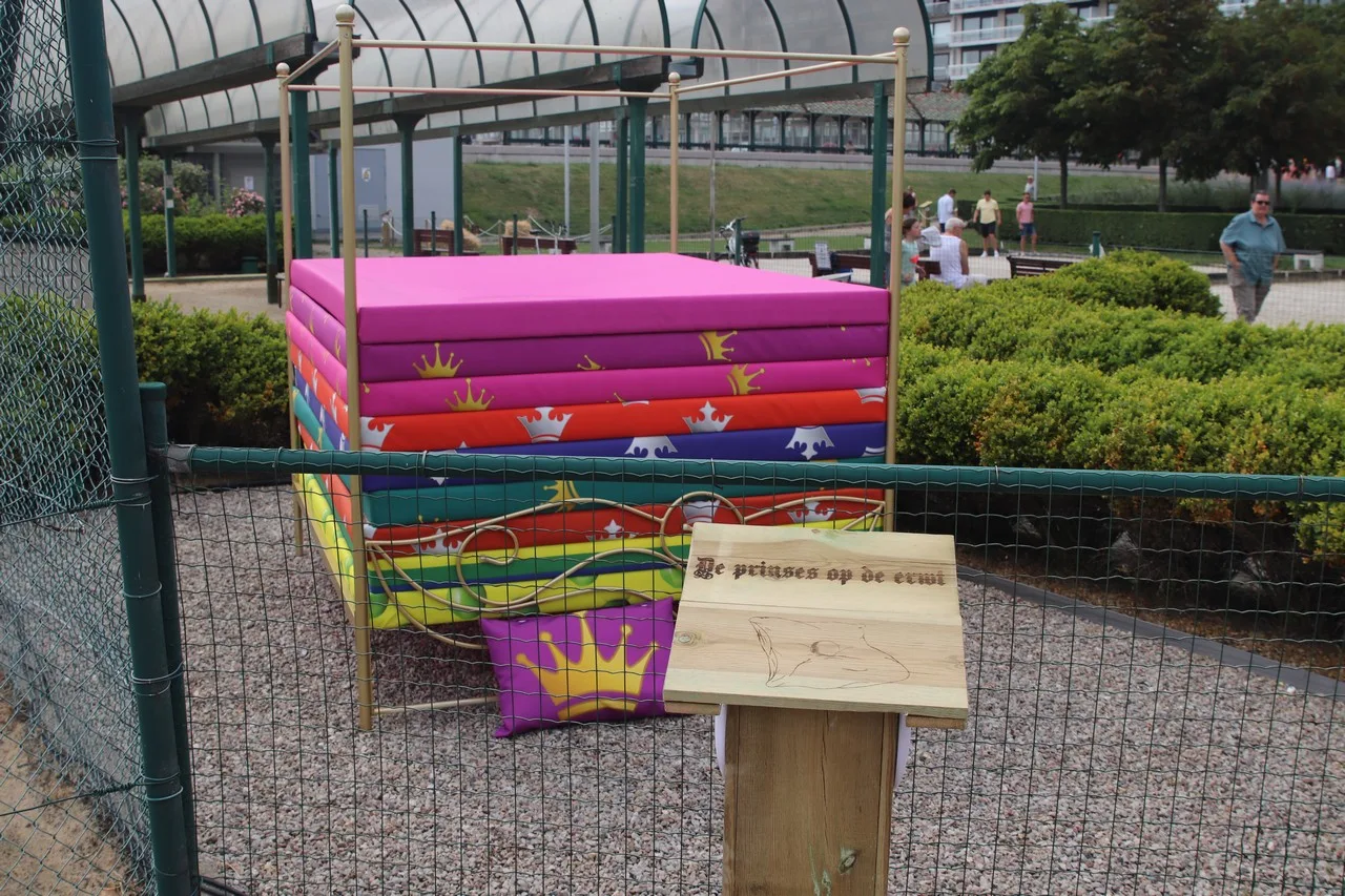 De verhaalellementen aan de jachthaven gisteren ingewandeld