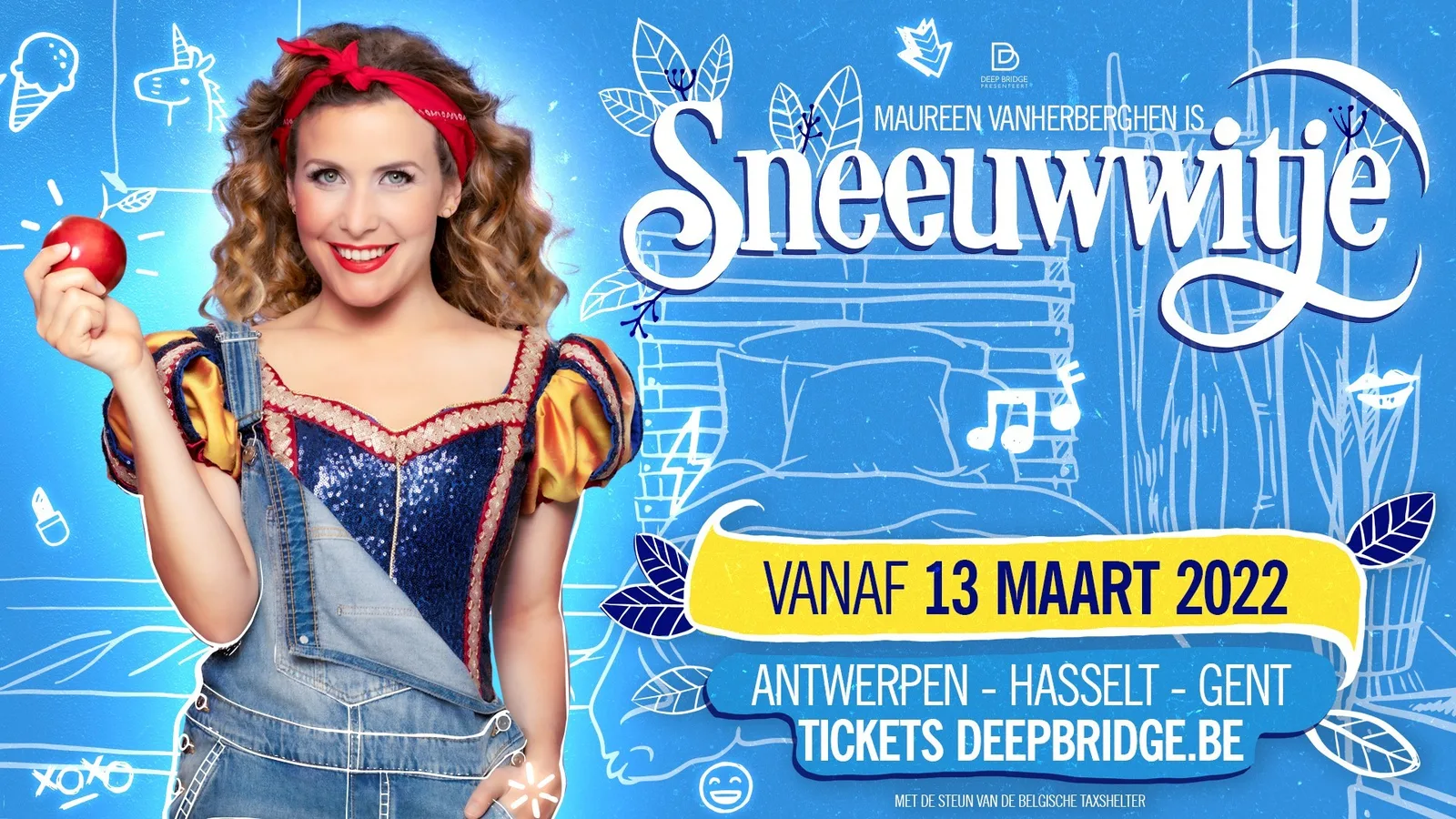Sneeuwwitje de sprookjesmusical schuift door naar komend voorjaar