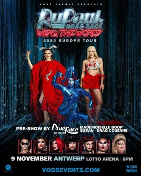 Affiche RuPaul’s Drag Race - ‘Werq The World Tour’