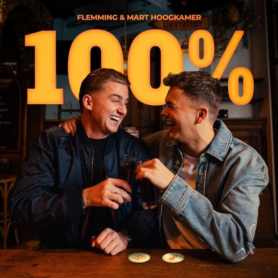 FLEMMING en Mart Hoogkamer slaan de handen in elkaar voor feestelijke single ‘100%’