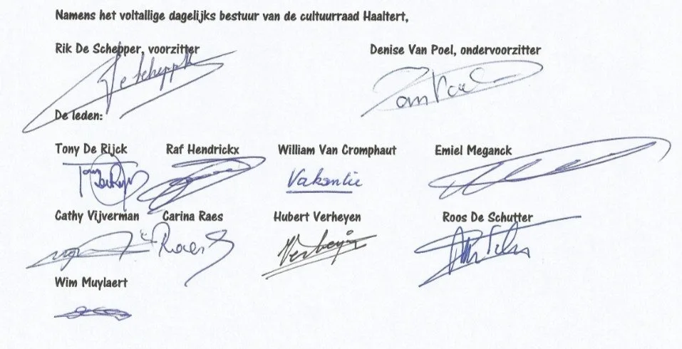 De cultuurraad van Haaltert trekt aan de alarmbel
