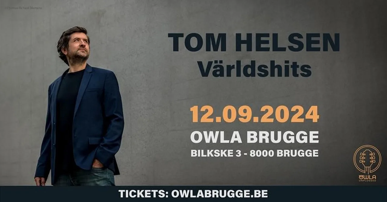 Tom Helsen brengt ‘Världshits' op 12 september in Owla Brugge