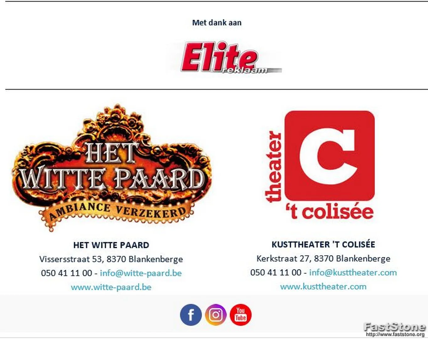 Sponsors Witte Paard Blakenberge