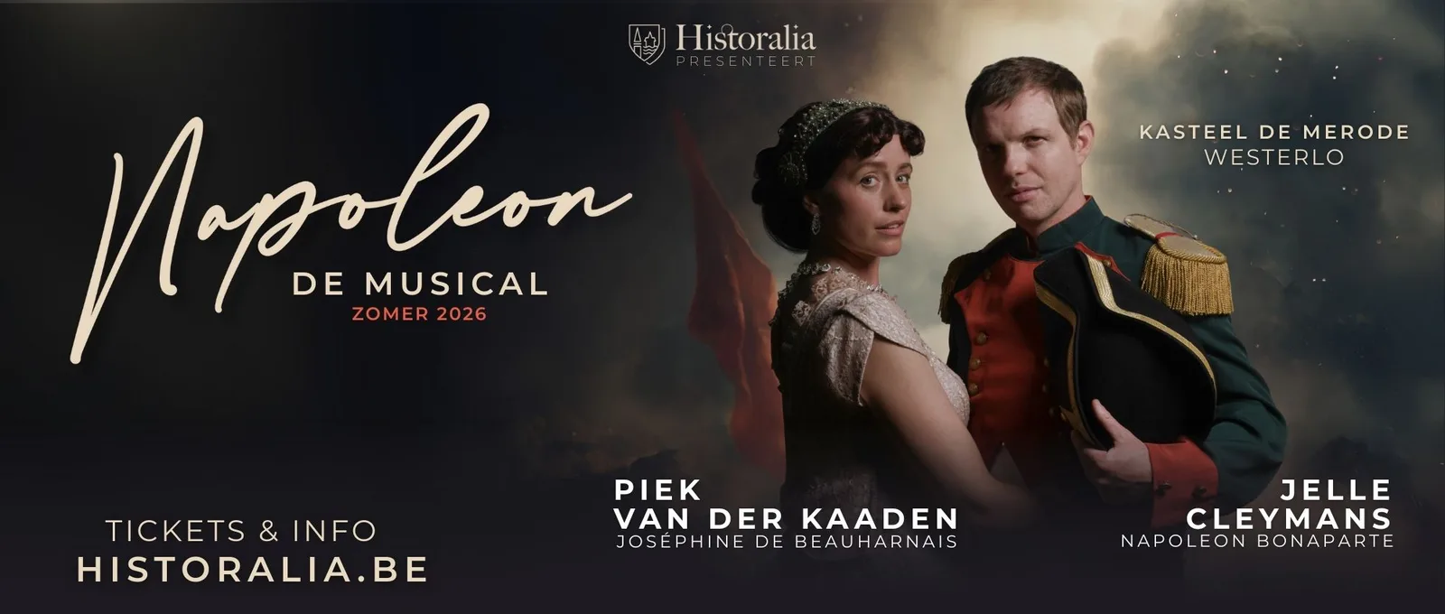 Jelle Cleymans zijn moeder wordt de moeder van Napoleon in gelijknamig musicalspektakel
