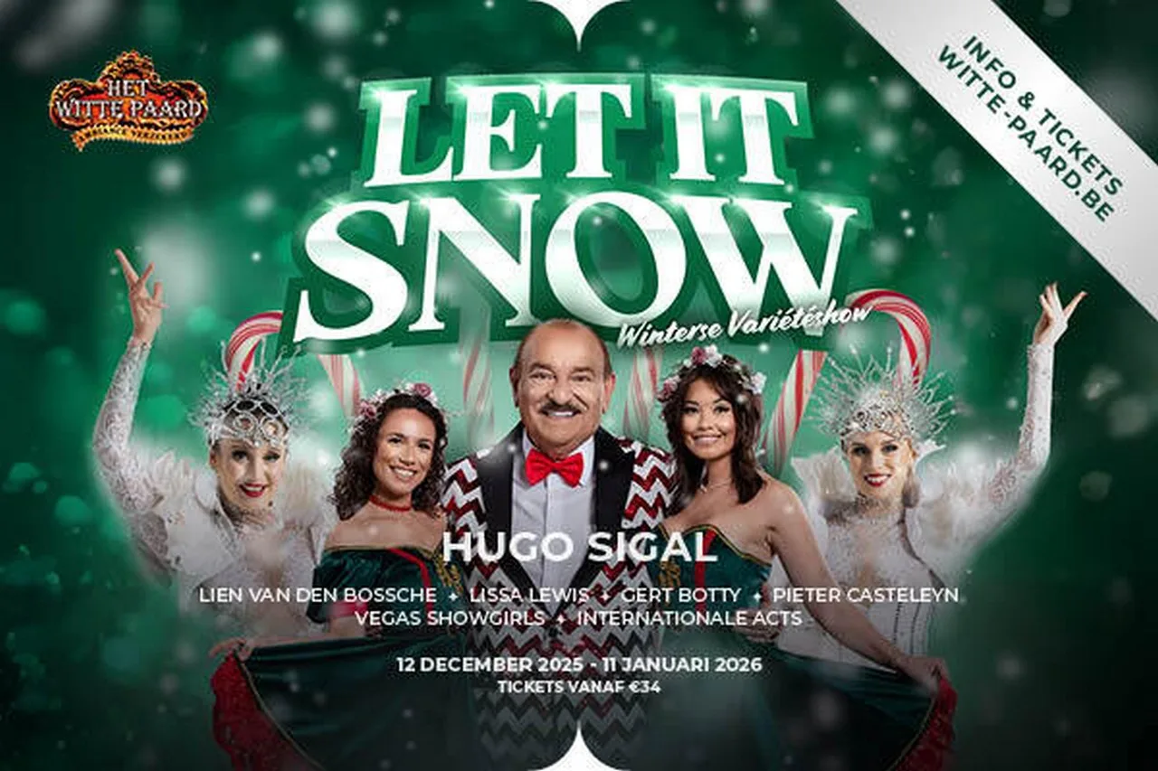 Hugo Sigal komt naar Het Witte Paard in Blankenberge met wintershow ‘Let It Snow’