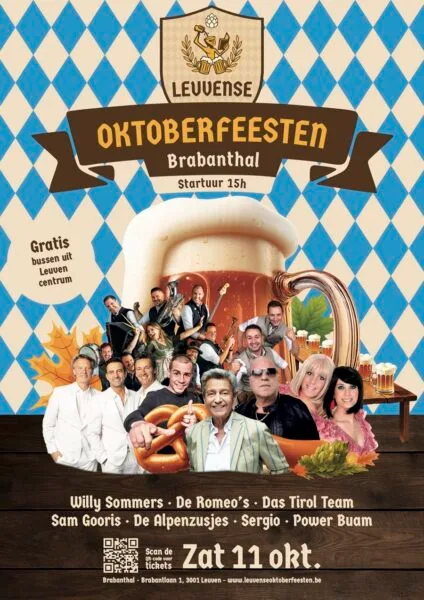 Affiche Leuvense Oktoberfeesten 2025