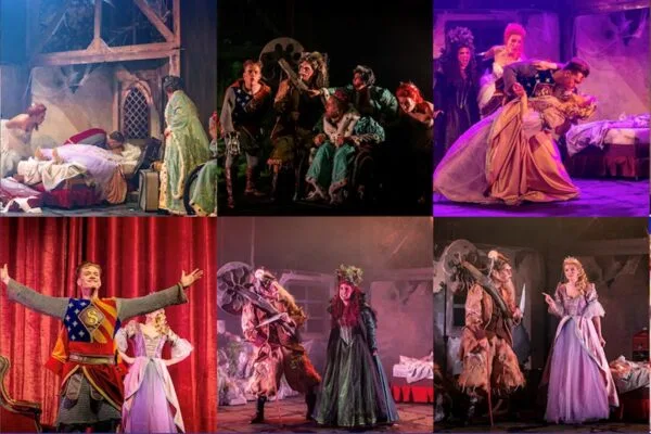 Doornroosje scenefoto's