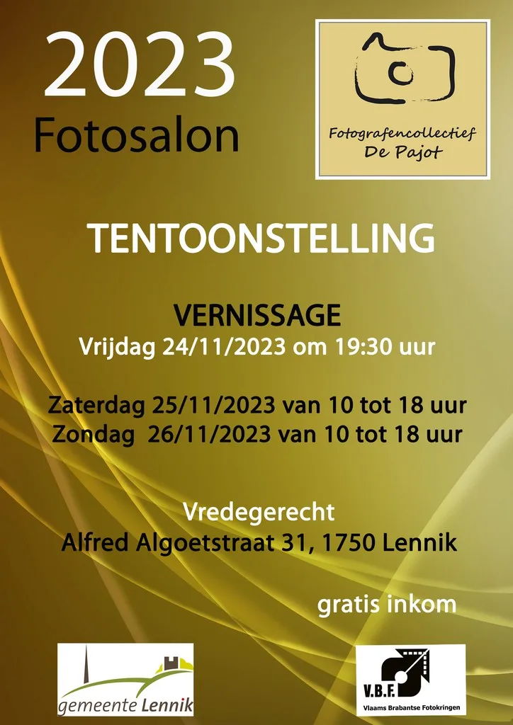 Fotografencollectief "De Pajot stelt tentoon