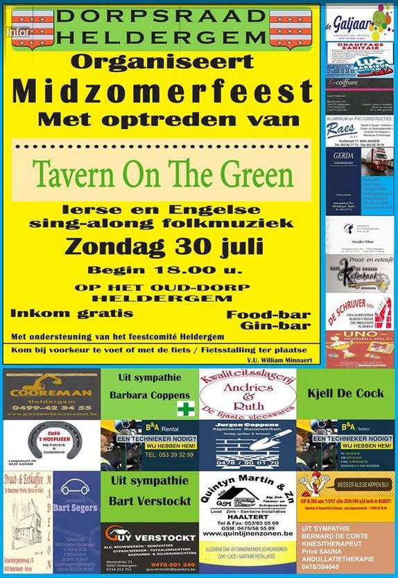 Dorpsraad Heldergem organiseert eerste Midzomerfeest