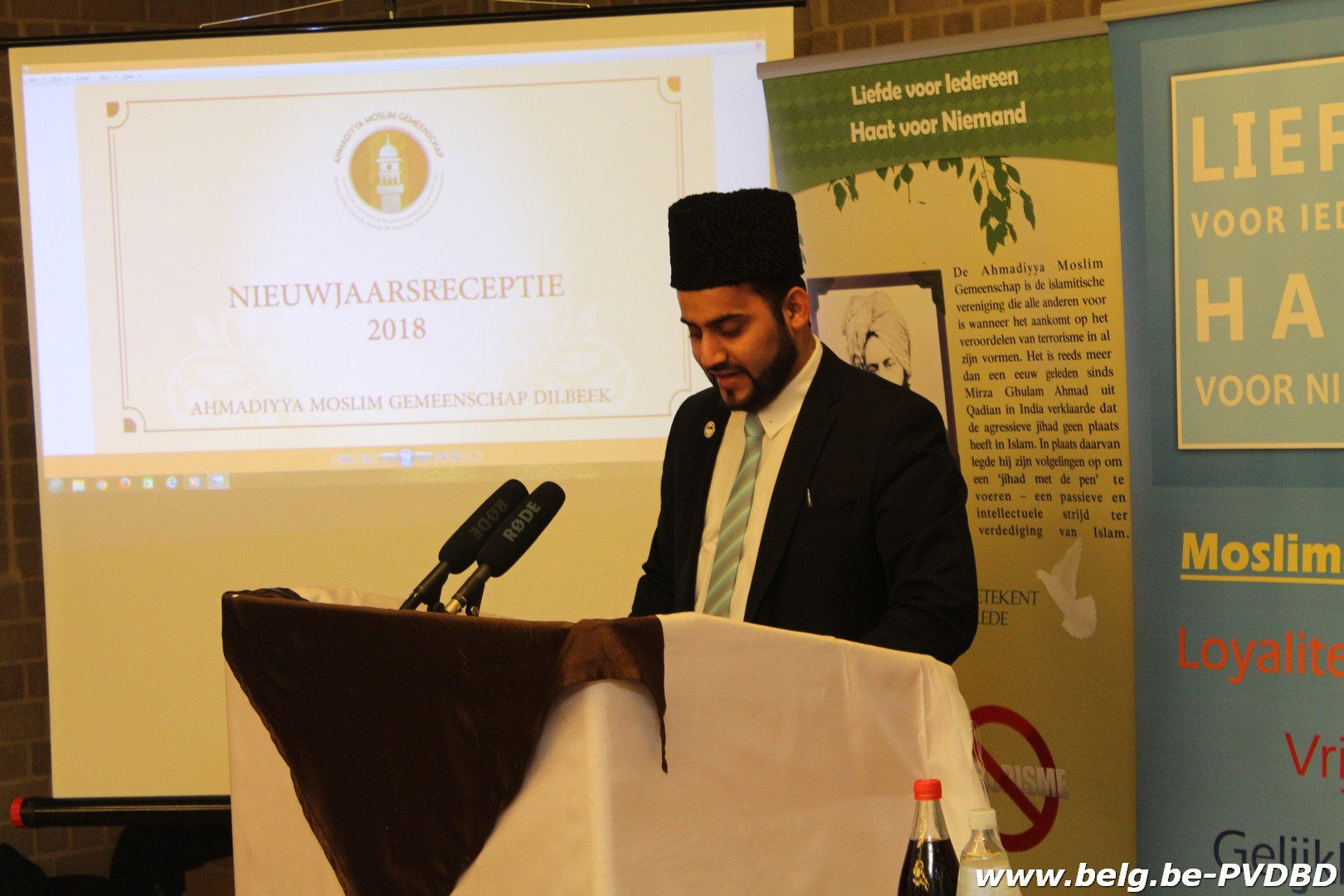 Gezellige nieuwjaarsreceptie bij Ahmadiyya Moslim gemeenschap van Dilbeek - IMG 6387