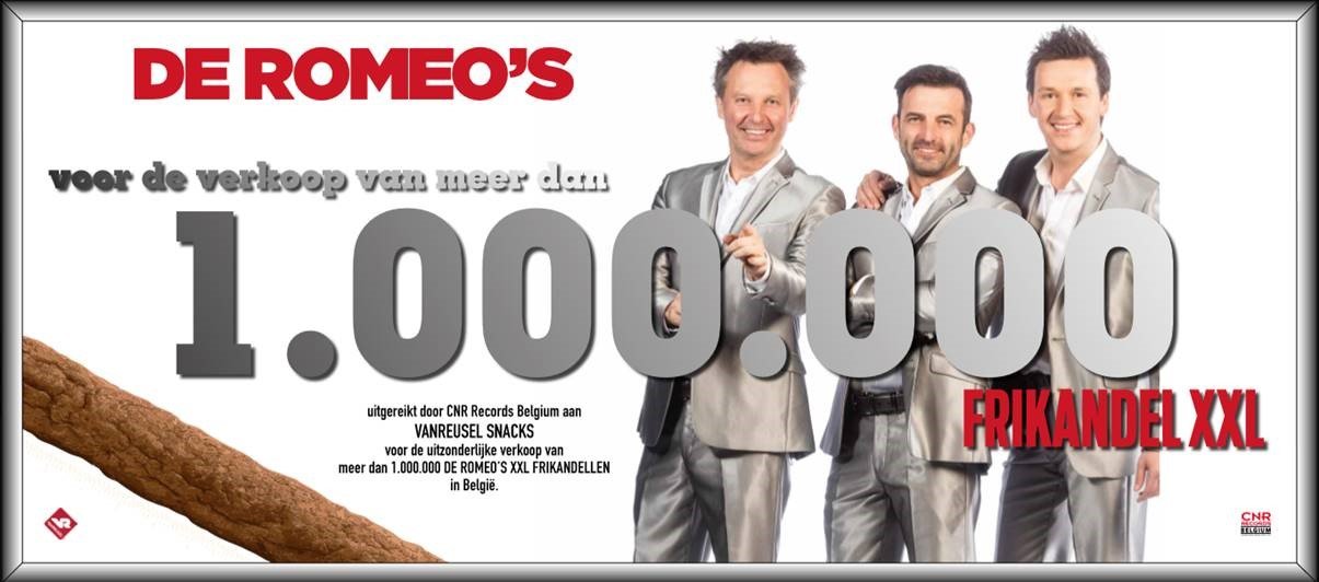 1.000.000 verkochte Romeo's frikandellen XXL in 2017 - De Romeos Frikandel 1.000.000