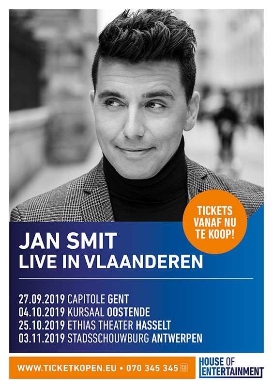 Geslaagd jubileumconcert van Jan Smit in het sportpaleis - Jan Smit theatertournee 2019