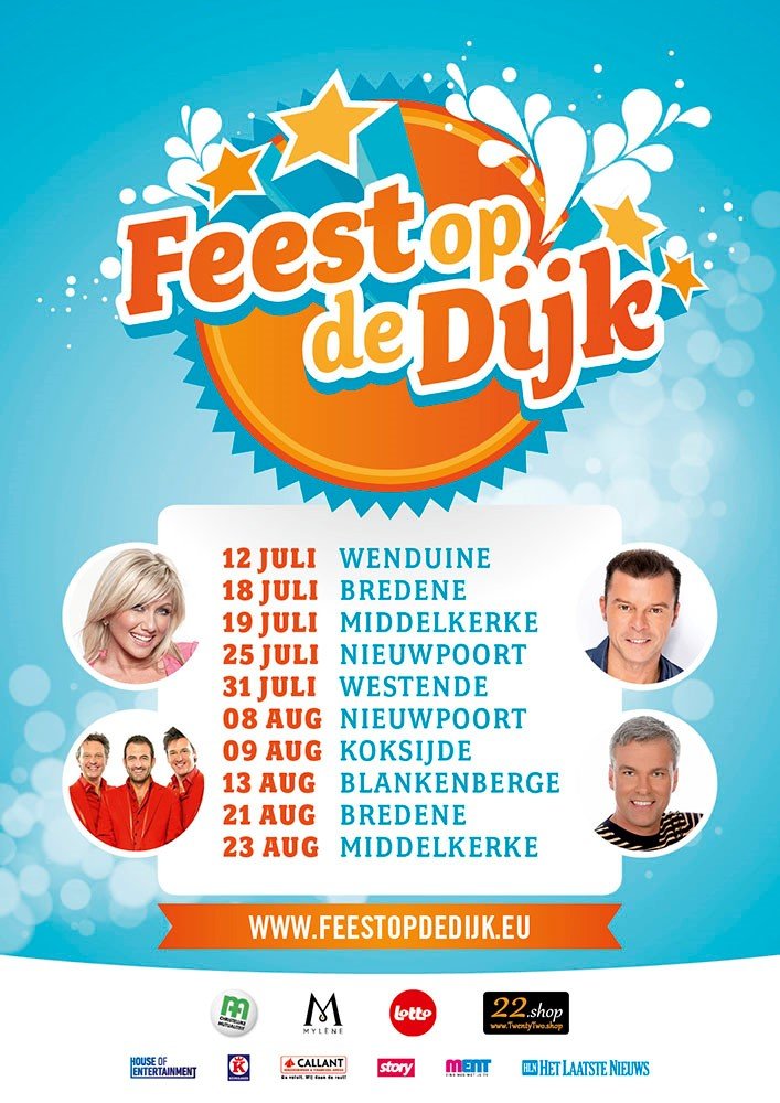 Feest op de dijk 2018 agenda