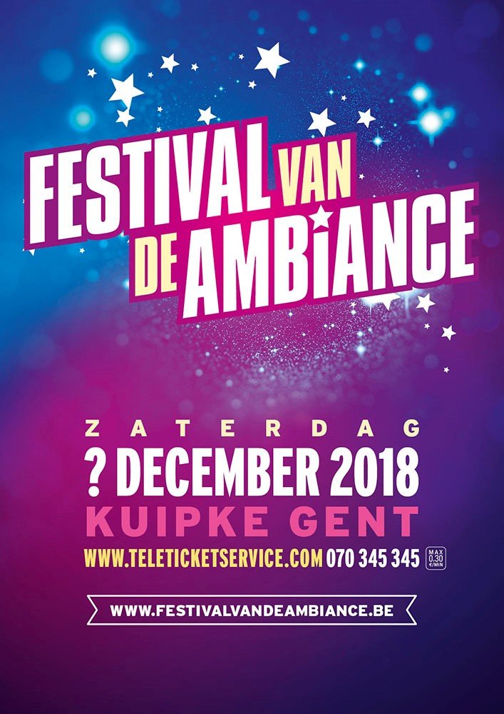 Lindsay, De Romeo’s en primeur voor Get Ready! op Festival van de Ambiance - affiche festival van de ambiance 2018