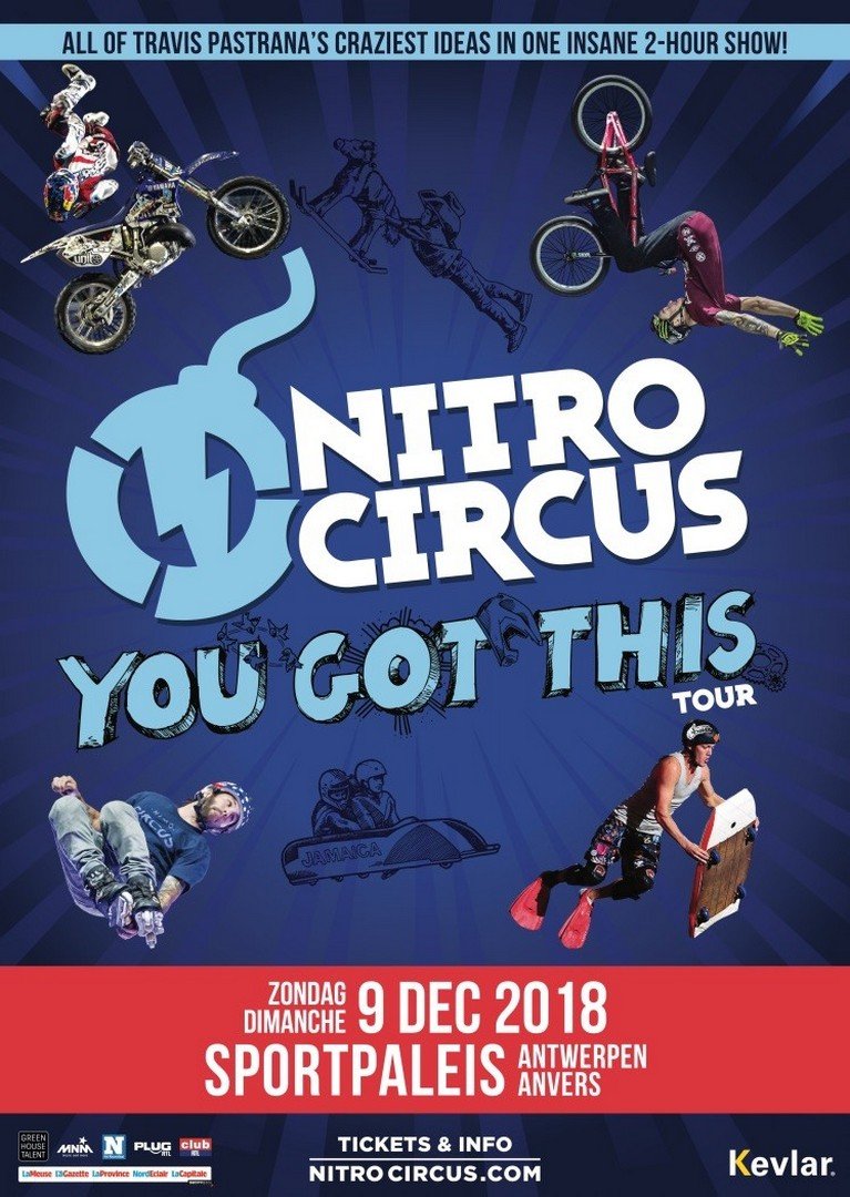 Verbreekt Travis Pastrana (Nitro Circus Live) maandag de Evel Knievel-records - Affiche Nitro Circus 1