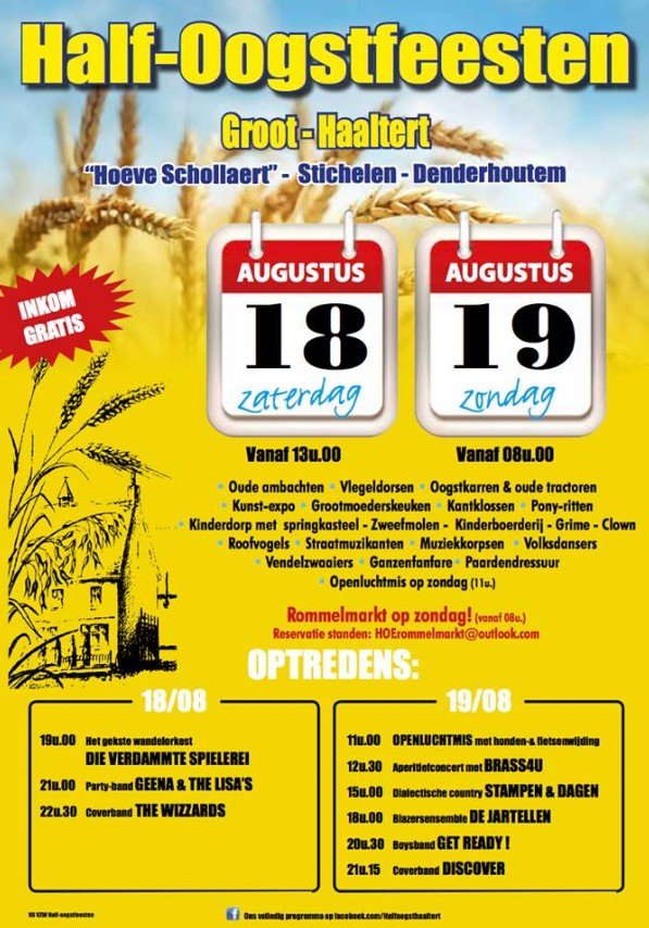 Half oogstfeesten Haaltert 2018 - half oogst 2018