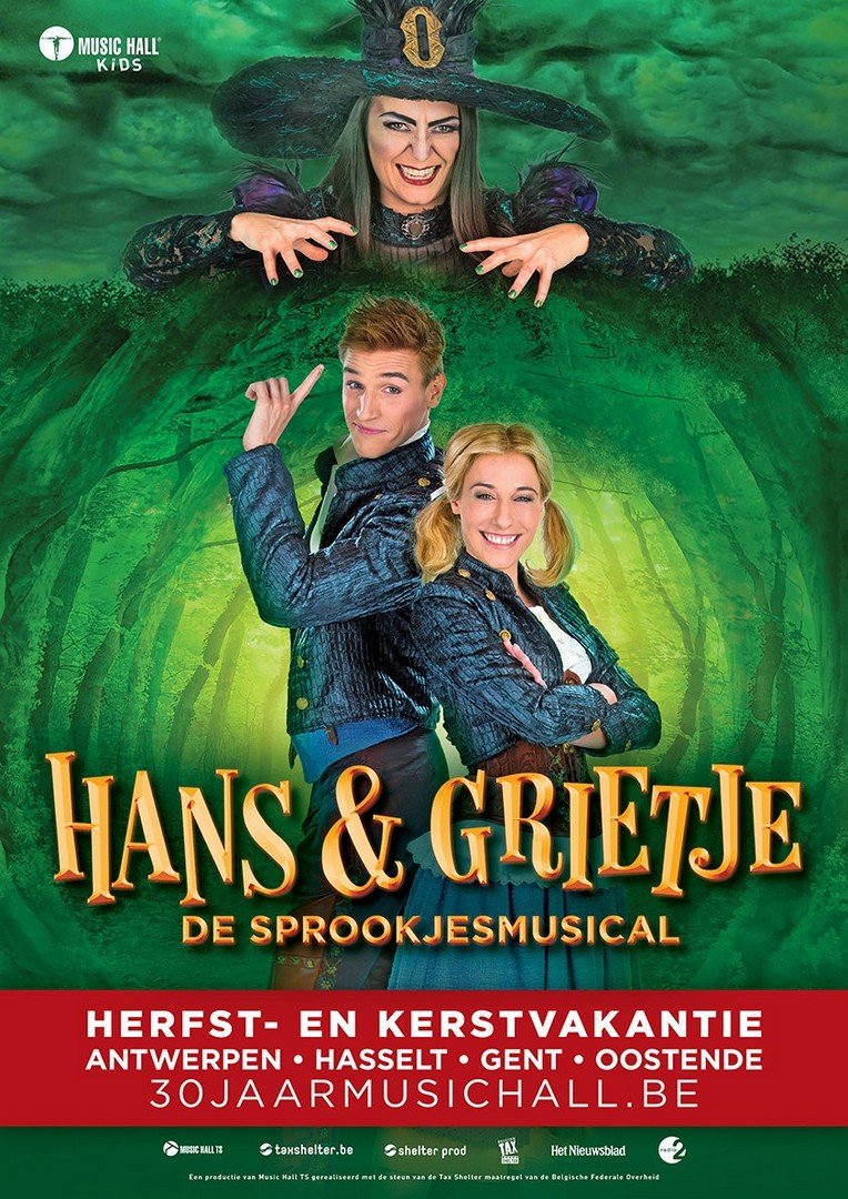 Music Hall lanceert eerste single én clip van gloednieuwe sprookjesmusical - Hans en Grietje 8