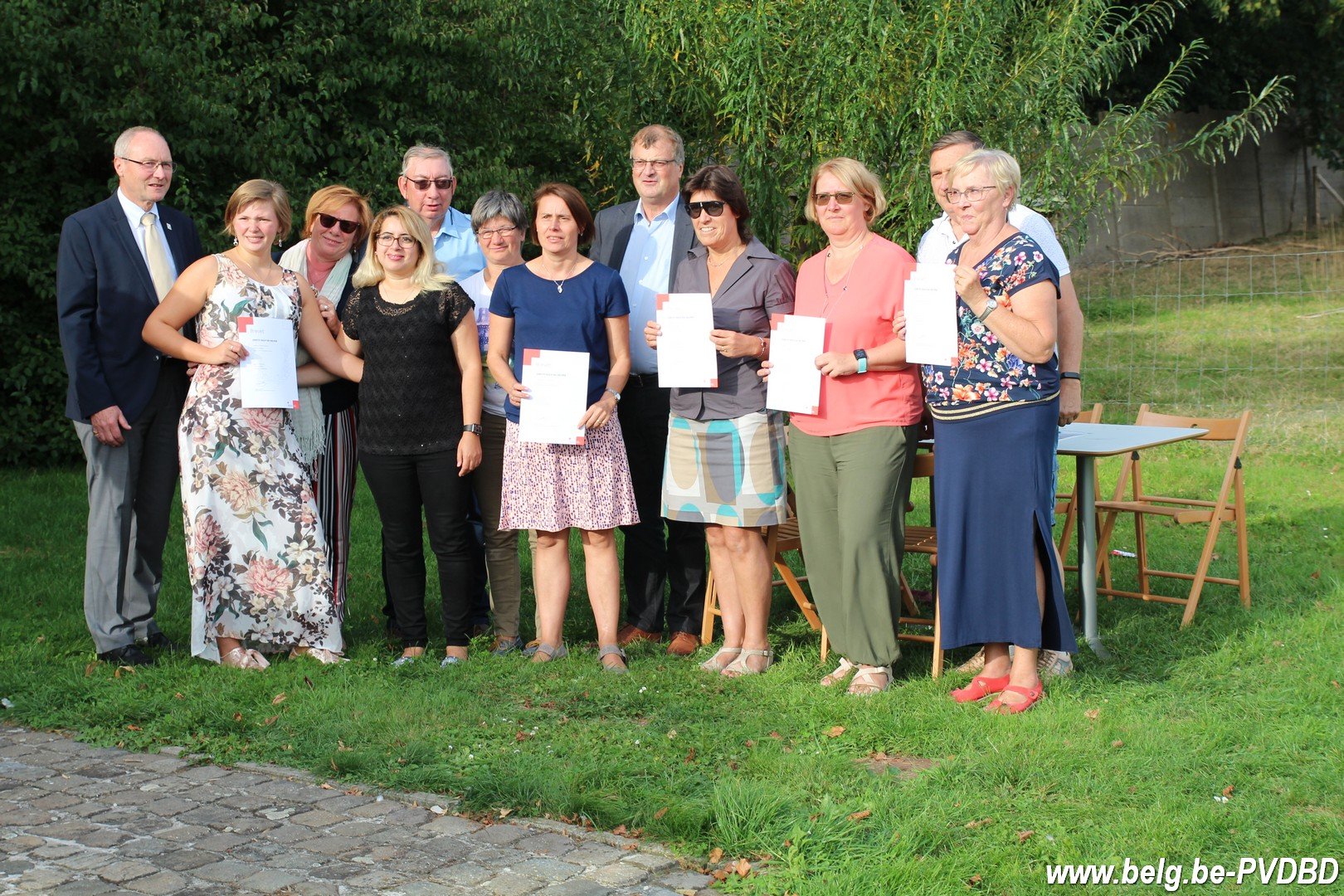 Uitreiking Brevetten EHBO en Dilbeek Hartveilig verklaard - IMG 1445