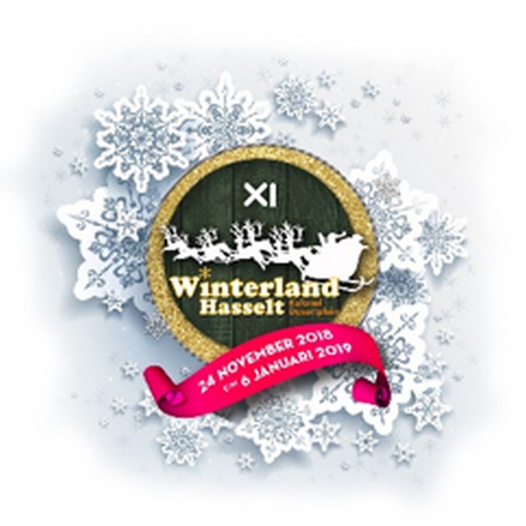 Winterland claimt de Kerstman - Logo Winterland Hasselt 2018