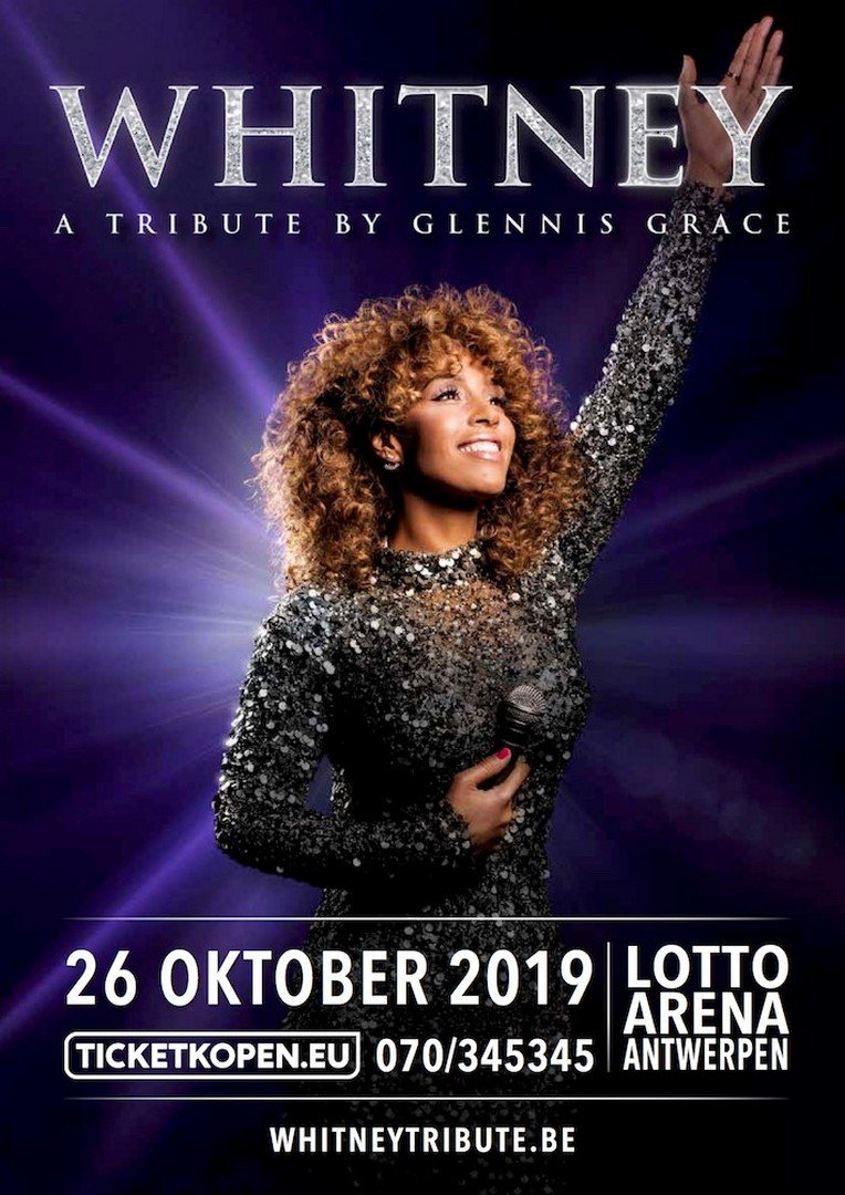 Glennis Grace eert Whitney Houston met groots concert in Lotto Arena Antwerpen - Withney Houston 1