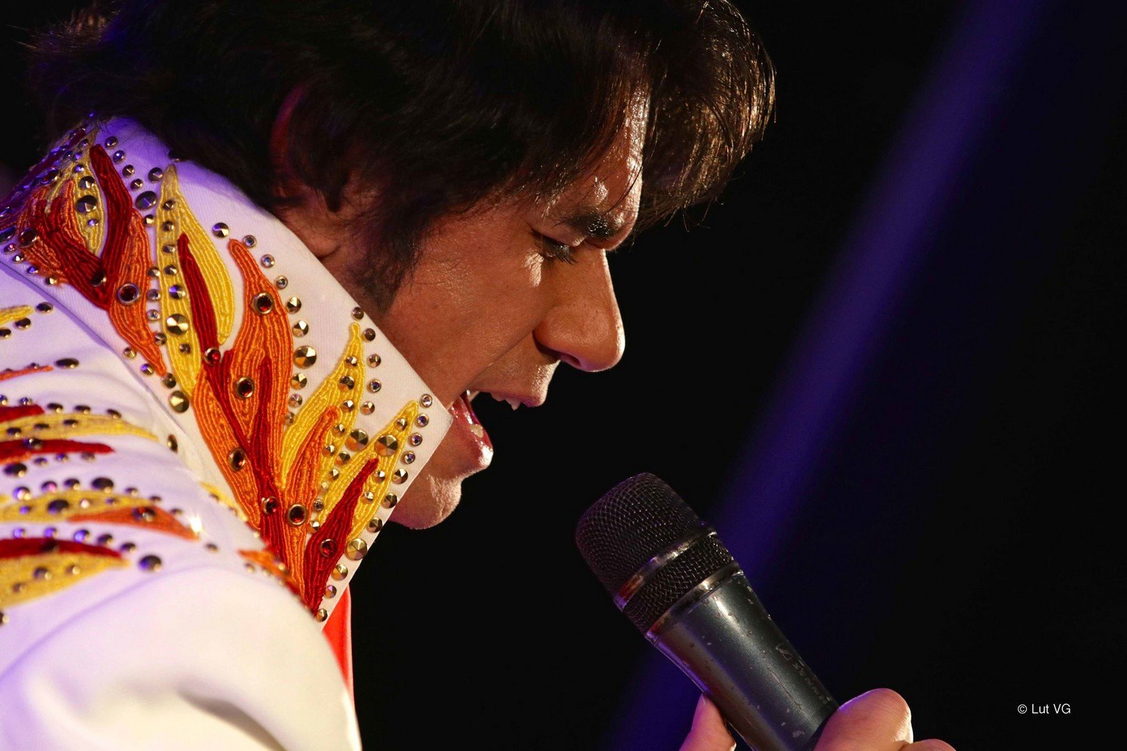 Steve Ryckier viert 50j Elvis in Las Vegas met optreden en Memphisreis - Stev Ryckier 1