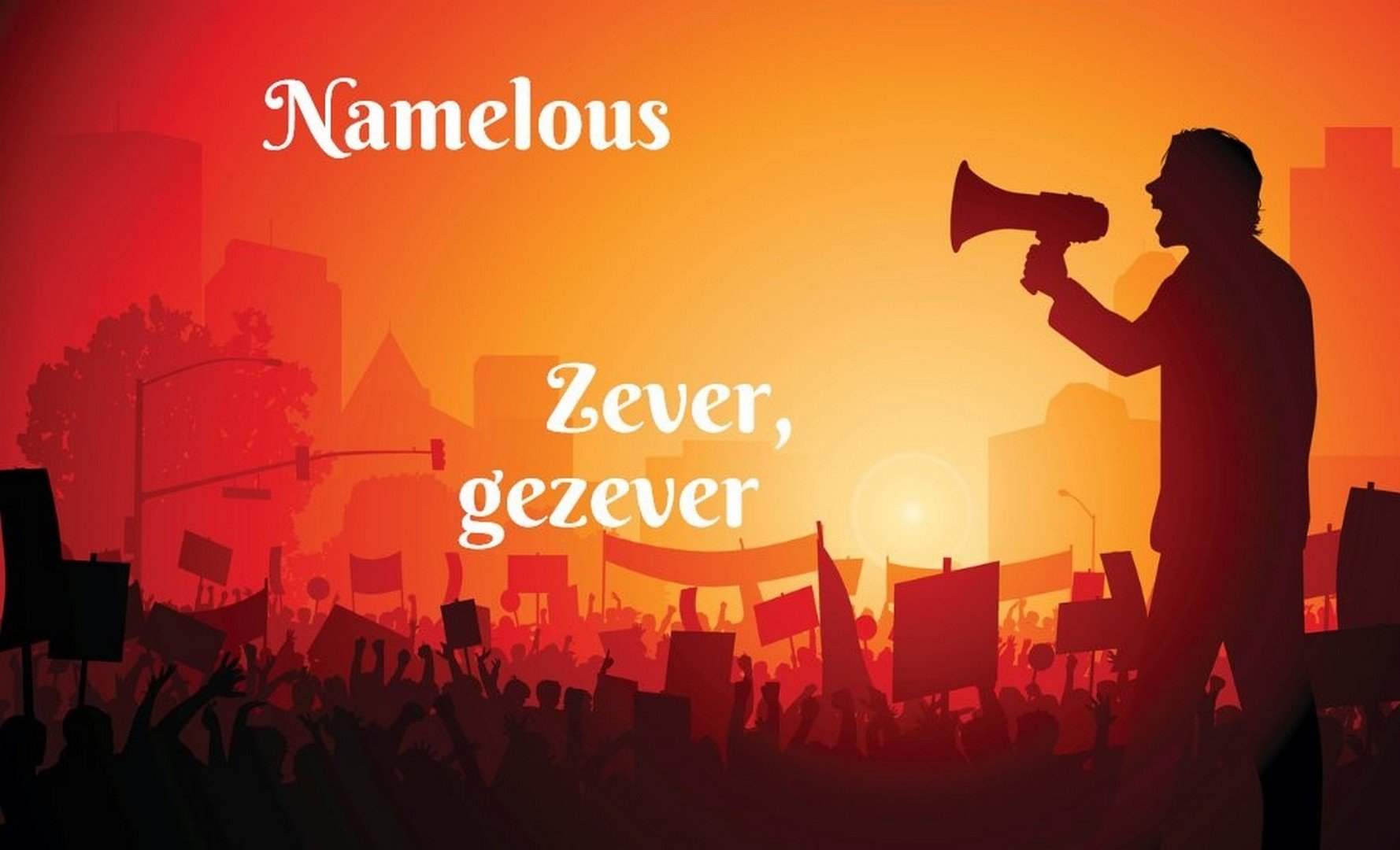 'De nieuwe single van Namelous: Zever, Gezever!' - Hoes Namelous