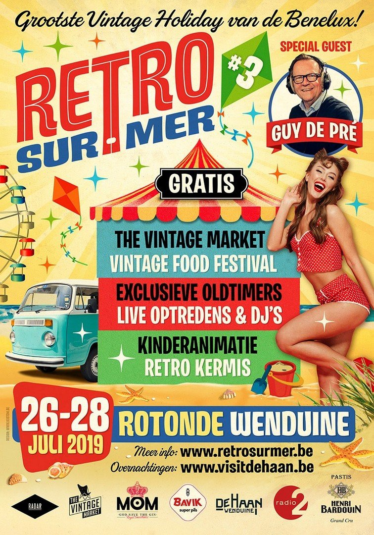 Wenduine is klaar voor 3de Retro Sur Mer - Retro sur mer 5 1