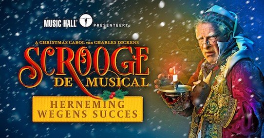 Warre Borgmans herneemt glansrol in 'Scrooge, de Musical' - Scrooge herneming 1